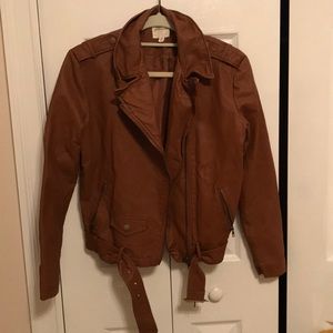Urban outfitters vegan leather jacket